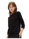 Tom Tailor Women's Blouse Long Sleeve Black