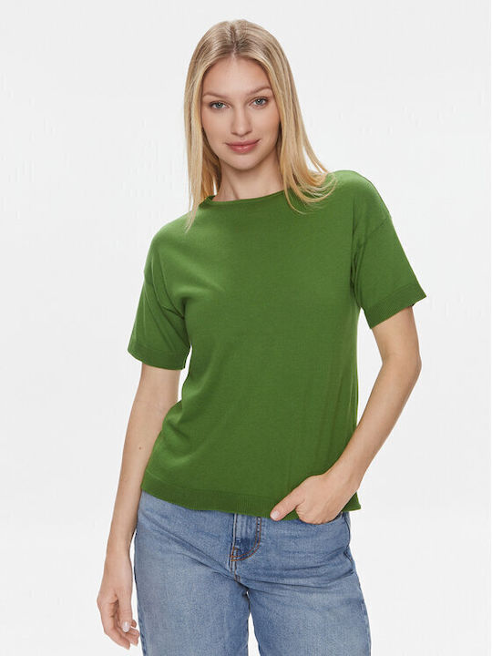 Benetton Γυναικείο T-shirt Πράσινο