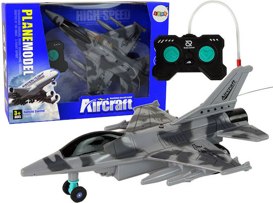 Lean Toys Jet Ferngesteuertes Flugzeug Gray