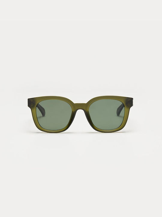 Cosselie Sunglasses with Green Plastic Frame and Green Lens 1802202313