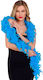 Deluxe De carnaval Boa Albastru deschis 1buc
