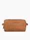 Toiletry Bag Stacey in Tabac Brown color