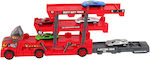 Lean Toys Φορτηγό Κόκκινο 3-Storey Truck Trailer