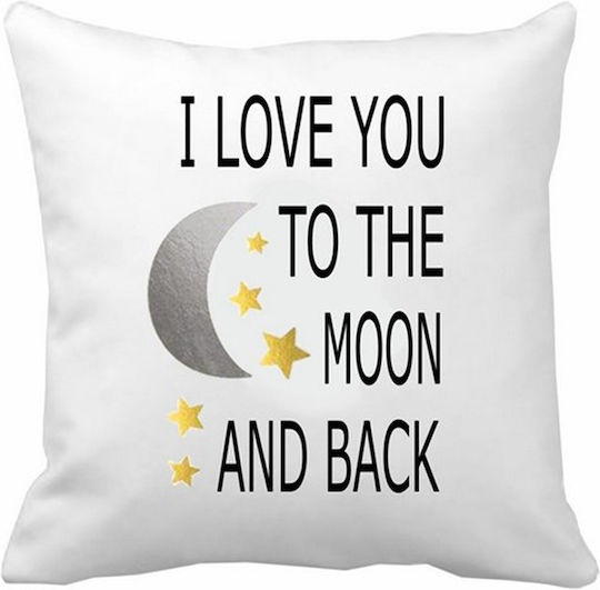 VOUR Възглавница За Диван Love You To The Moon And Back Полиестер 40x40см МАКС-73