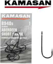 Kamasan Short Shank Aberdeen Angelhaken No1/0 B940S