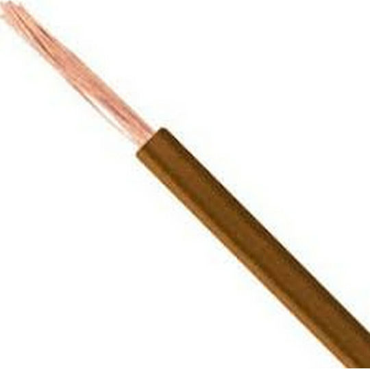 H05V-K Power Cord Type NYAF with Cable Properties 1x0.75mm² in Brown Colour 100m