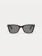 Cosselie Ethel Women's Sunglasses with Black Horn-Rimmed Frame and Gray Lenses