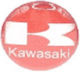 Kawasaki Αυτοκόλλητο Σήμα Κόκκινο