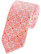 Epic Ties 0392 Herren Krawatte Seide Gedruckt in Orange Farbe