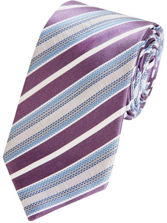 Epic Ties 0055 Herren Krawatte Seide Gedruckt in Lila Farbe