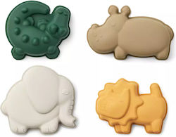 Liewood Sandy Sand Mold made of Silicone 4pcs
