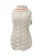 Glee Knitted Sweater Dog in Beige color S 24x24cmx24cmcm.