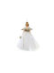 Christmas Angel Ornament White 23cm