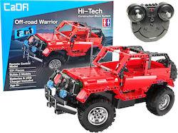 Lean Toys Jeep Remote-controlled Car Red