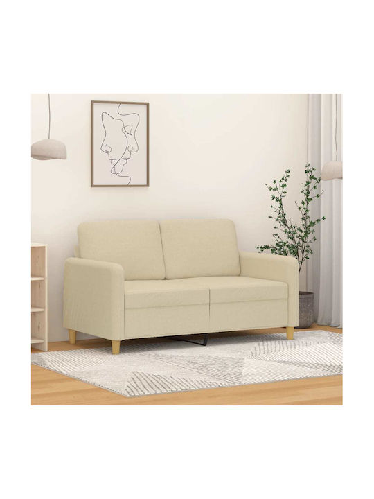 Cu două locuri Canapea Cremă 138x77x80cm.