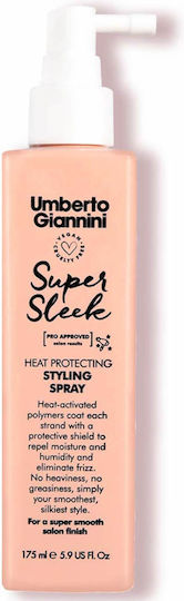 Umberto Giannini Smooth Super Sleek Blow Dry Spray Θερμοπροστασίας Μαλλιών κατά του Φριζαρίσματος 175ml