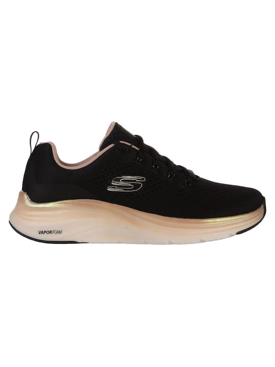Skechers Vapor Foam Γυναικεία Ανατομικά Sneakers Μαύρα