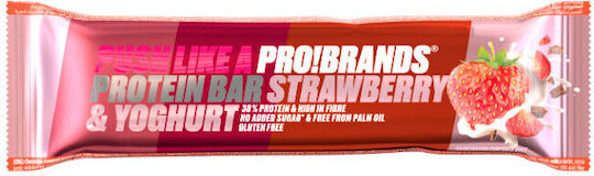Probrands Protein Bar Riegel mit 38% Protein & Geschmack Strawberry Yogurt 45gr
