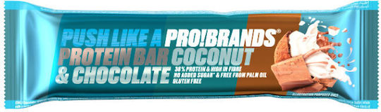 Probrands Protein Bar Baton cu 38% Proteină & Aromă Chocolate Coconut 45gr
