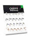 Asimi Body Piercing Spiral Steel Bar Piercing in Multicolour