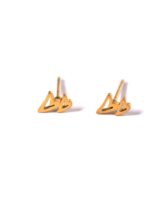 Nose Earring made of Steel Gold Plated