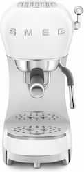 Smeg Ημιαυτόματη για Αλεσμένο Καφέ Λευκή ECF02WHEU Smeg Ημιαυτόματη για Αλεσμένο Καφέ Λευκή ECF02WHEU