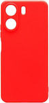 iNOS Back Cover Silicone Durable Red (Redmi 13C 4G / Poco C65 4G)