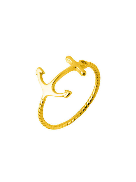 Women's Gold Plated Silver Ring