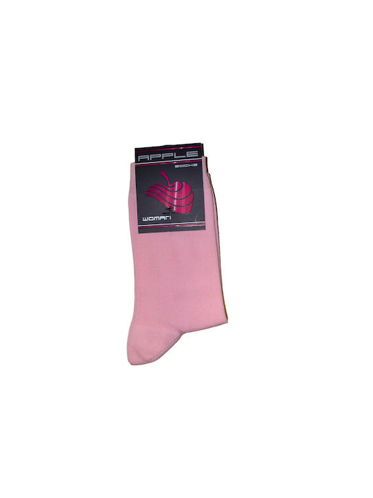 Apple Boxer Γυναικείες Κάλτσες με Σχέδια Ρόζ