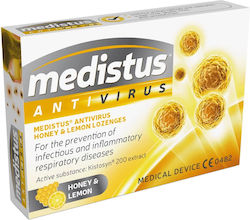 Medicair Medistus Antivirus Lozenges for Dry Cough Honey & Lemon 10 Pieces