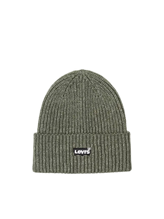 Levi's Beanie Beanie Knitted in Khaki color