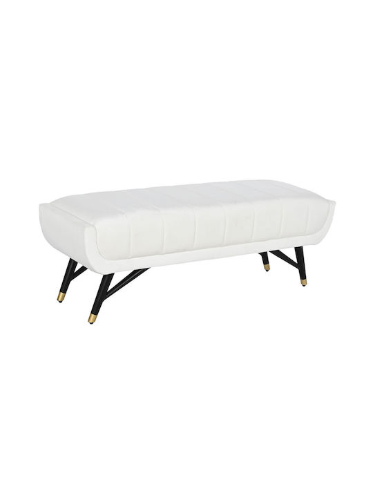 Stool For Living Room White, Black 120x40x42cm