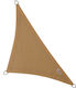 Showood Dreieck Sonnensegel Beige 4x5.7x4m