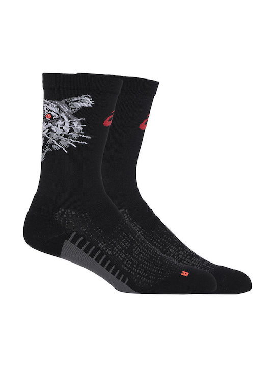 ASICS Performance Crew Tiger Bărbați Șosete Negre 1Pachet ASICS Performance Crew Tiger Bărbați Șosete Negre 1Pachet