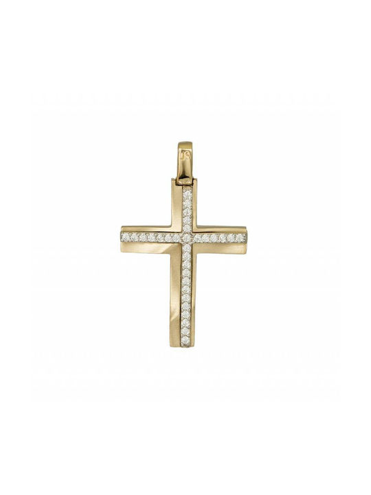 Femeiesc Aur Cruce 14K