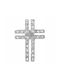 White Gold Cross 14K