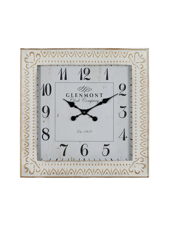 BigBuy Wall Clock White Ø60cm