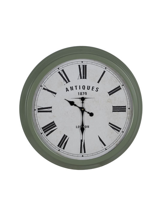 BigBuy Wall Clock Green Ø70cm