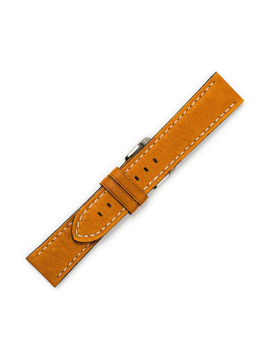 KOSTELO Leather Strap Brown 24mm