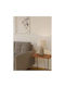 Eglo Table Lamp for Socket E27 with White Shade and Beige Base
