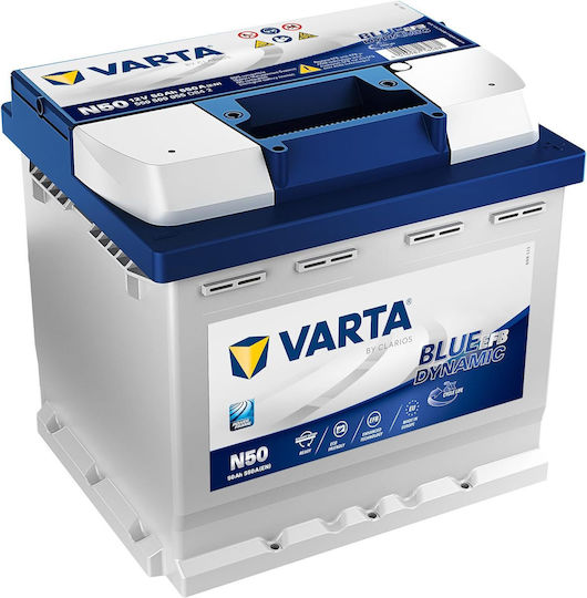 Varta Μπαταρία Αυτοκινήτου Efb με Χωρητικότητα 50Ah και CCA 550A