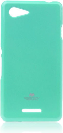 Sony Back Cover Σιλικόνης Τιρκουάζ (Xperia E3)