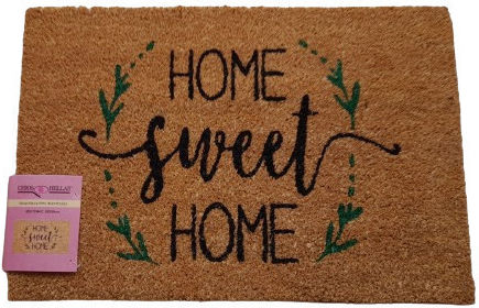 Chios Hellas Covoare De Intrare Din Nucă De Cocos Home Sweet Home 40x60cm PD290 Home Sweet Home