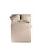 Flamingo Sheet King Size with Elastic 180x200+32cm. Smoke