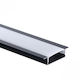 Eurospot Aluminiumprofil für LED-Streifen mit Opal Abdeckung 200x4.1x1cm