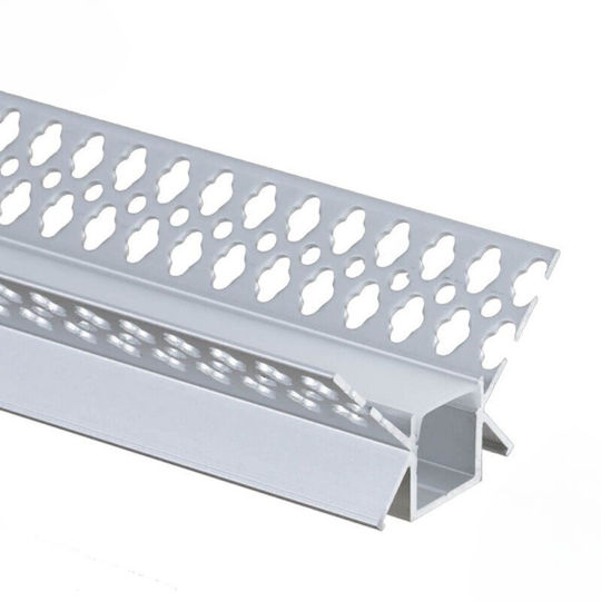 Eurospot Вграден Алуминиев Профил за LED Лента с Опал Покритие 200x4.6x2.4см.