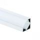 Eurospot Profil din Aluminiu pentru Bandă LED cu Opal Acoperire 200x1.9x1.9cm.