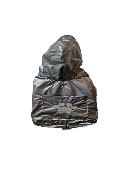 Doggy Dolly Doggydolly Silver Waterproof Dog Coat with 32cm Back Length