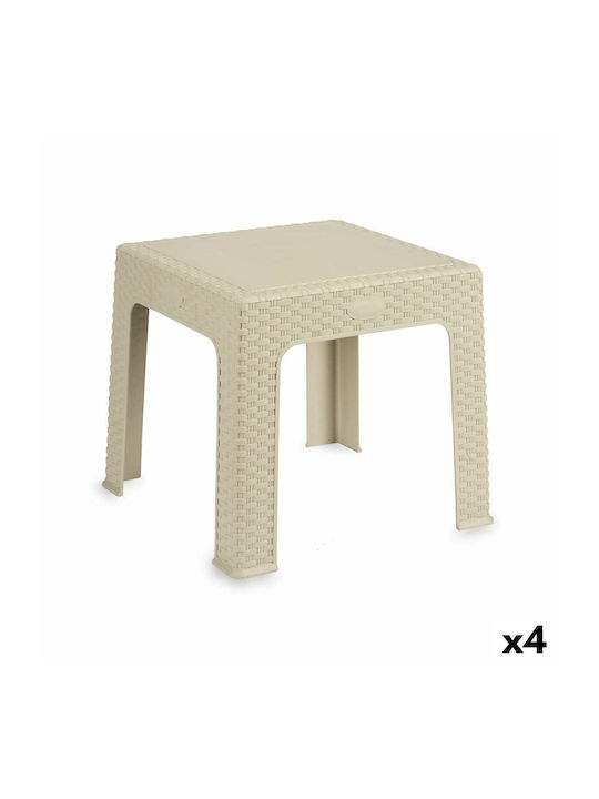 Kindertisch aus Plastik Beige