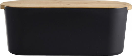 Espiel Day Ψωμιέρα από Bamboo Μαύρη 12x33x18cm